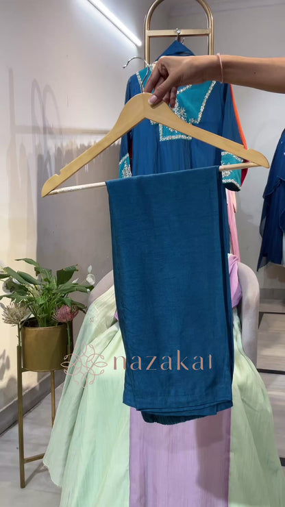 Aleeza Mul Chanderi Suit Set