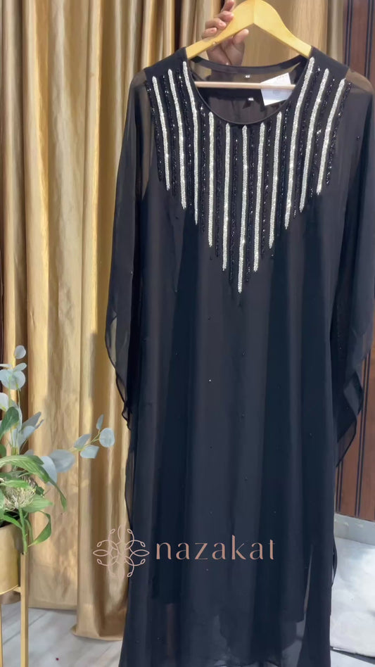 Black kaftan Set (20-25 days delivery time)
