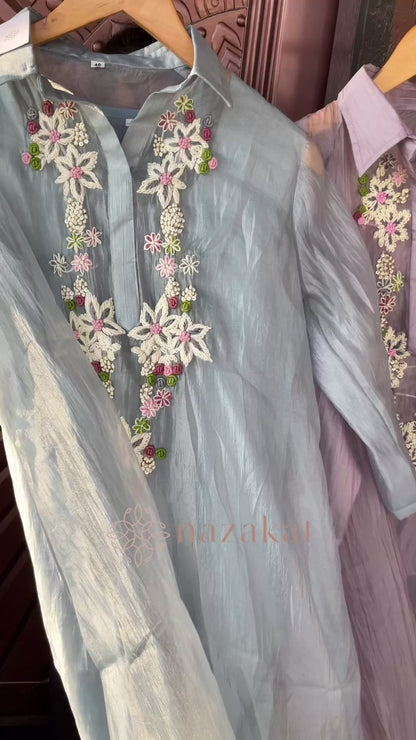 Paper Silk - Embroidered Co-ord Set