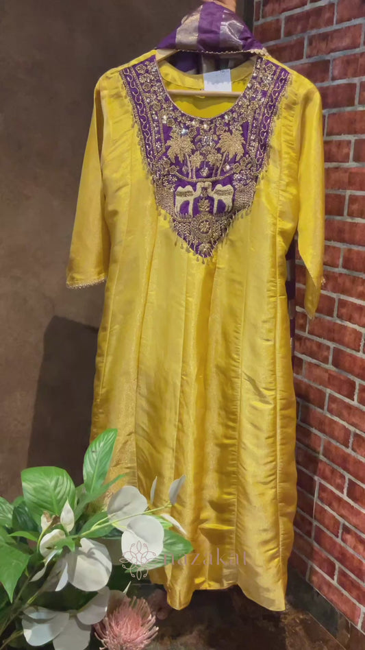 Tissue Anarkali Sets(38-46)