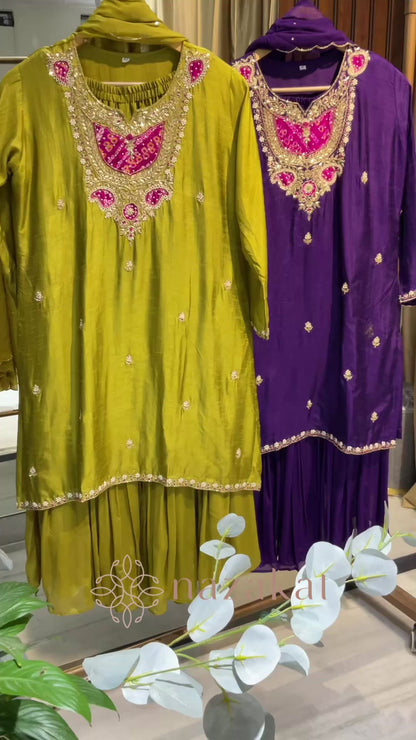 Silk Sharara Set