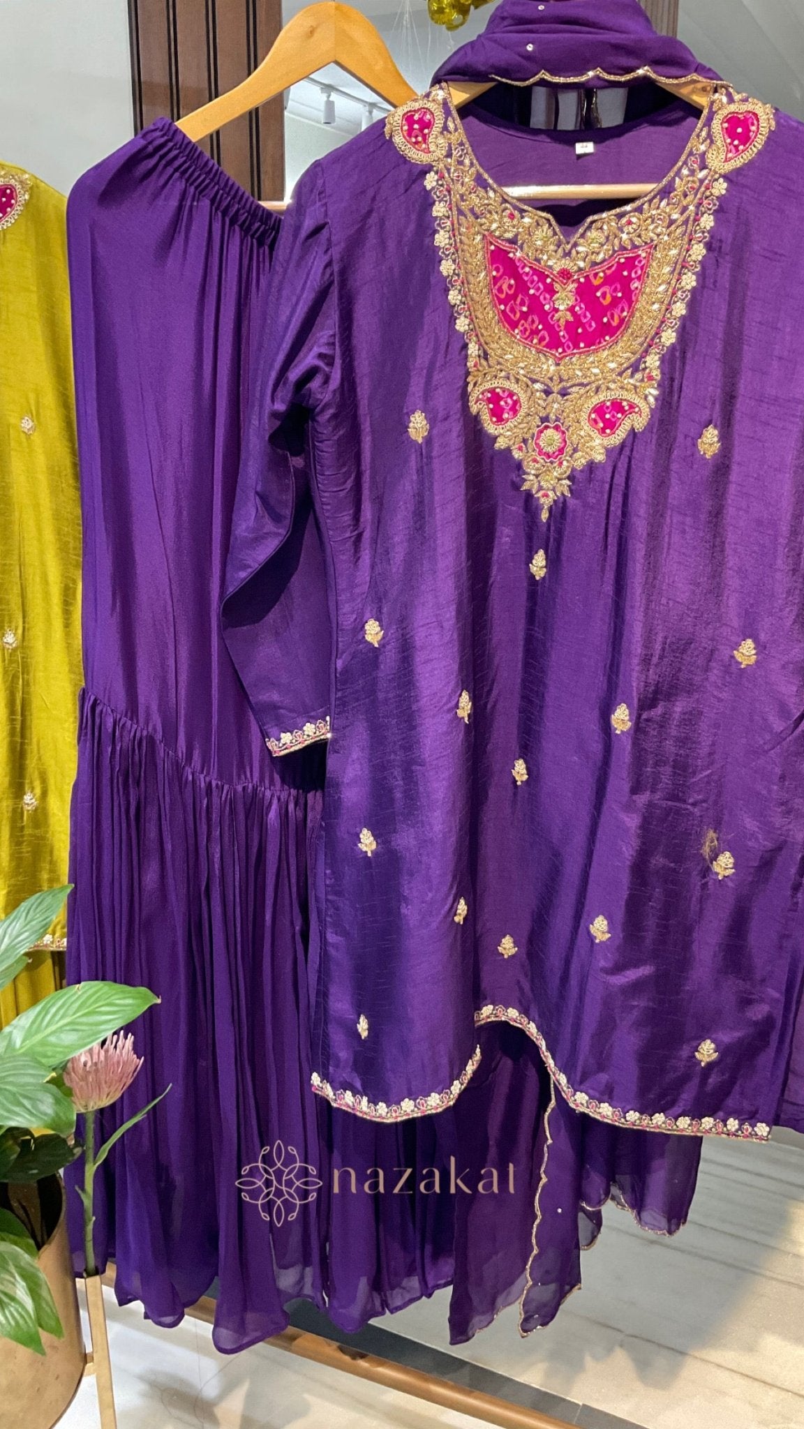 Silk Sharara Set - nazakatjaipurnazakat_jaipur