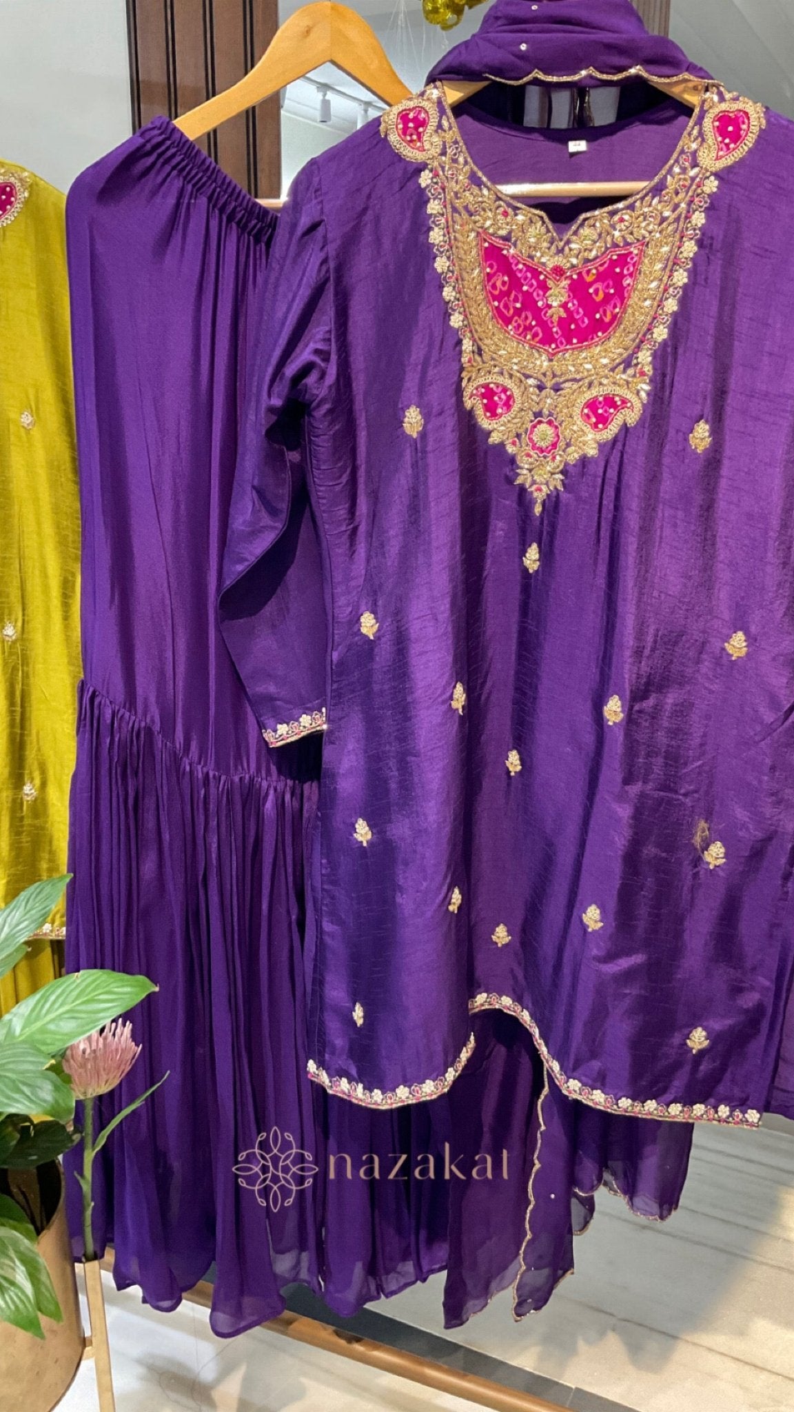 Silk Sharara Set - nazakatjaipurnazakat_jaipur
