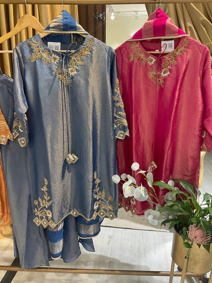 Tissue Palazzo Set - nazakatjaipurnazakat_jaipur