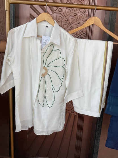 White boota Co - ord Set - nazakatjaipurnazakat_jaipur